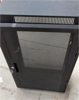 Metal security cabinet with key 32.5 X 22.5 X 13