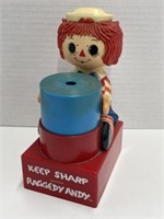 Keep sharp with Raggedy Andy pencil sharpener