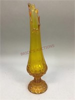Amber Honey Glass Kanawha Vase