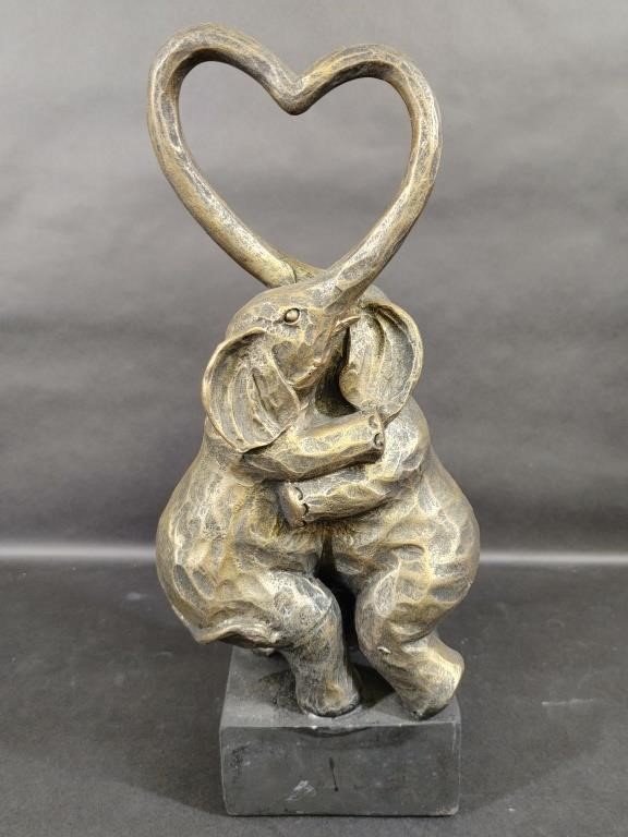 Elephants Heart Decorative Figurine