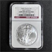 2006 American Eagle First Strike- NGC Gem Unc.