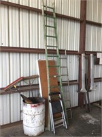 Lot of Ladders and "Sweeper Can"