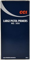 Box of 1000 CCI Large Pistol Primers #300