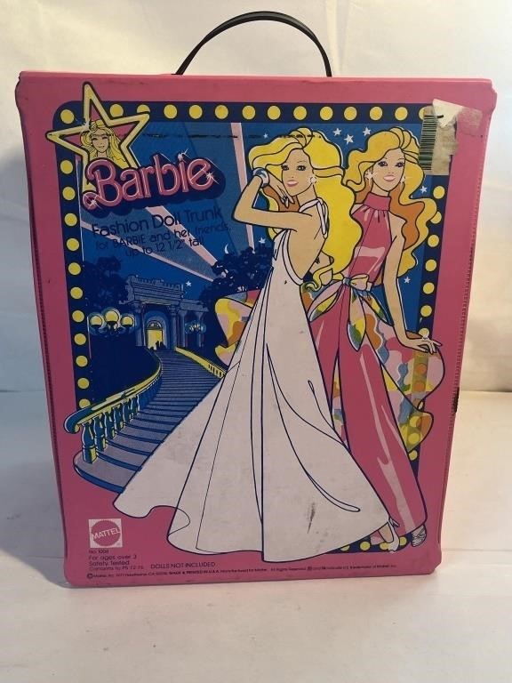 1977 BARRIE FASHION DOLL TRUNK BY MATTEL