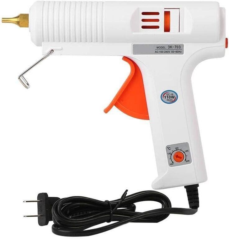 Hot Glue Gun, 110W Professional Adjustable Constan