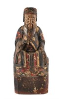 19TH C IMMORTAL CARVED WOOD