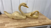 Wood swans