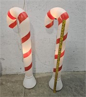 2 Candy Cane Blow Molds