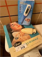 3 pcs Oster Massage, Thermometer, and