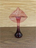 Fenton Jack-in-the-Pulpit Cranberry Vase