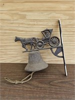 Cast Iron Horse and Carriage Bell