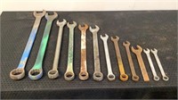 (12) Assorted Combo Wrenches