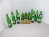 Canada Dry Bottles 8 large & 6 Small
