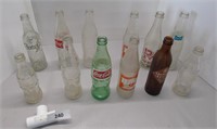 Assortment of Glass Coca Cola Bottles (12)