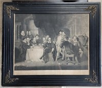 Shakespeare And Friends Engraving/Painting