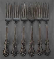 6 Sterling Silver Dinner Forks - 7.65 OZT