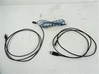 Lot of 3 Micro USB Cords