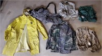 Fishing Vests, Camo Pouch, Came Jacket & Pants +