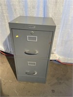 Metal 2-Drawer File Cabinet