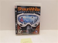 PLAY STATION PS3 SHAUN WHITE SNOWBOARDING GAME