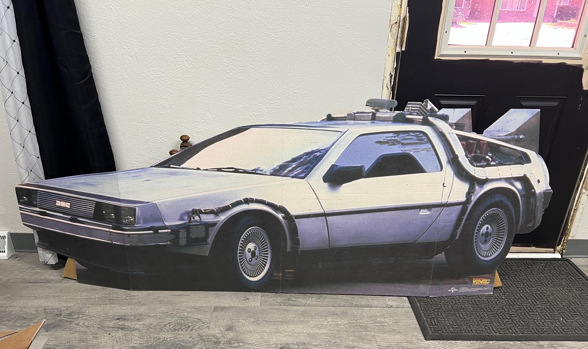 Huge Delorean Standup Back to The Future