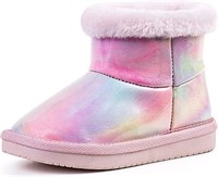 Size US 11 - KRABOR Girls Waterpoof Snow Boots,War