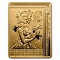 2023 1/4 Oz Pf Gold €50 Marie Antoinette With Rose