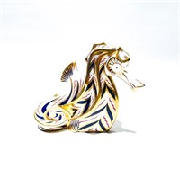 Royal Crown Derby Seahorse Paperweight