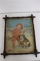 Antique Frame and Print