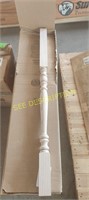 Oak Baluster Square top 1 3/4" x 36"