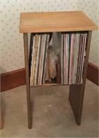 Record Stand and Records