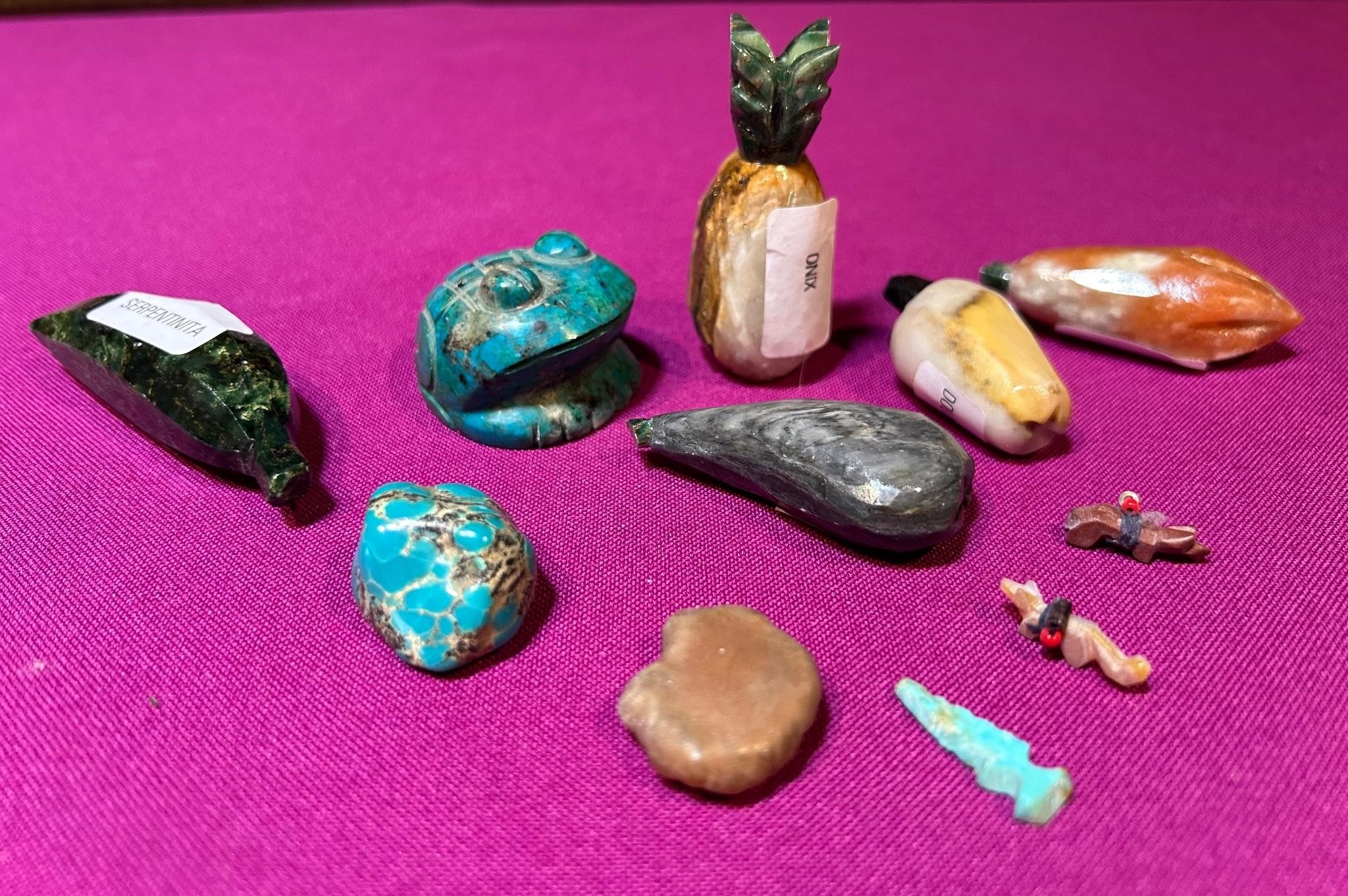 Miniature Carved Stone / Mineral Figures, Fetish