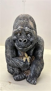 Gorilla stone Garden figurine