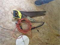 4 HAND SAWS & EXTENSION CORD