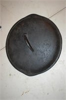 Unmarked Cast iron #8 Lid  10 5/8