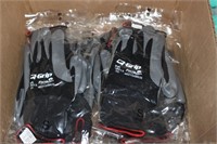 12 pairs of q grip nitrile gloves