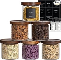 *Laramaid 22oz 6Pack Glass Jars Set