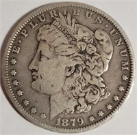 S - 1879 MORGAN SILVER DOLLAR (6)