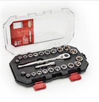 Husky 24 piece socket and ratchet 3/8 in drive