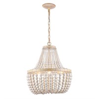 Cayman 3-Light Faux Wood Chandelier Light Fixture