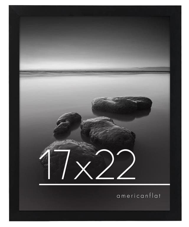 Americanflat 17x22 Poster Frame in Black - Photo