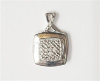Sterling Silver Diamond (0.10ct) Pendant