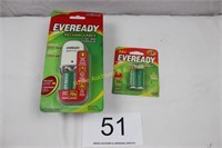 Eveready Rechargeable AA Batteries & Charger