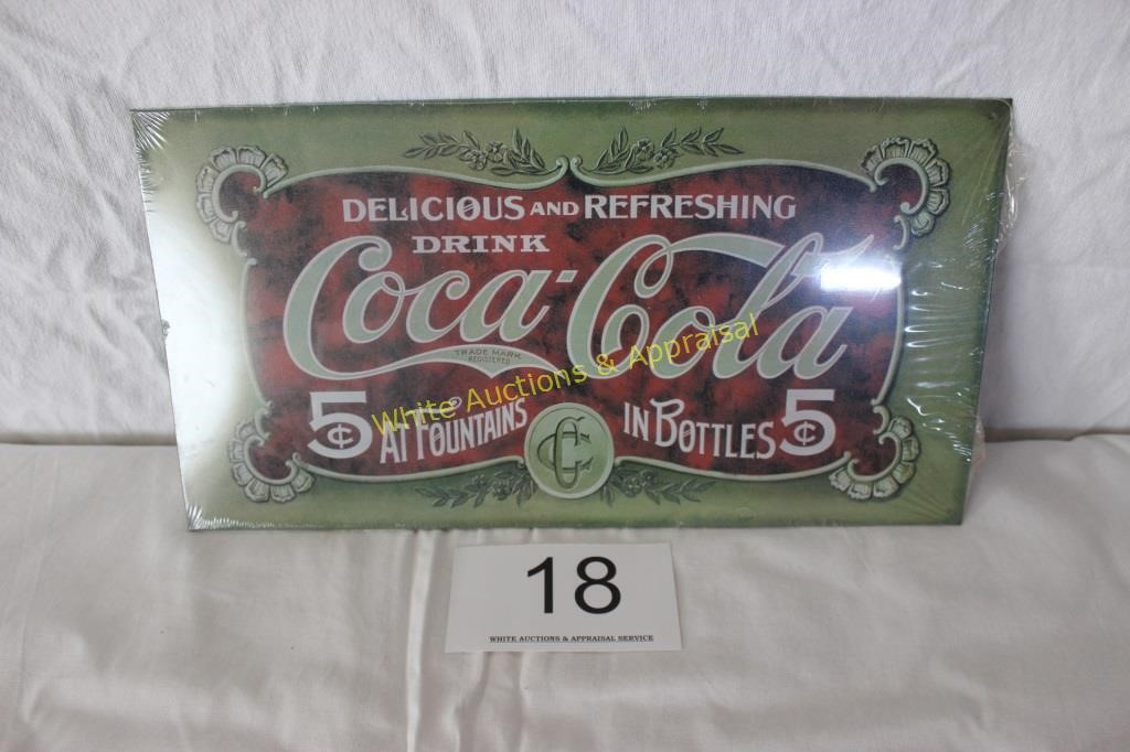 Coca Cola Tin Sign - NIP