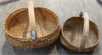 Pair of vintage baskets