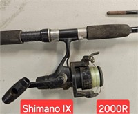 Shimano 2000R Spinning Reel & Zebco Rhino Rod