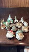 Set of 11 Mikasa Christmas Ornaments