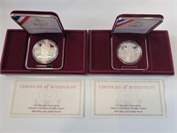 2 - Modern Silver Dollar Commem Sets