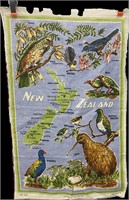 5 1960s Tea Towels from Travels Abroad