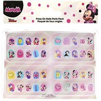 Minnie Mouse Press-On Nails Party Pack- 40 Pcs